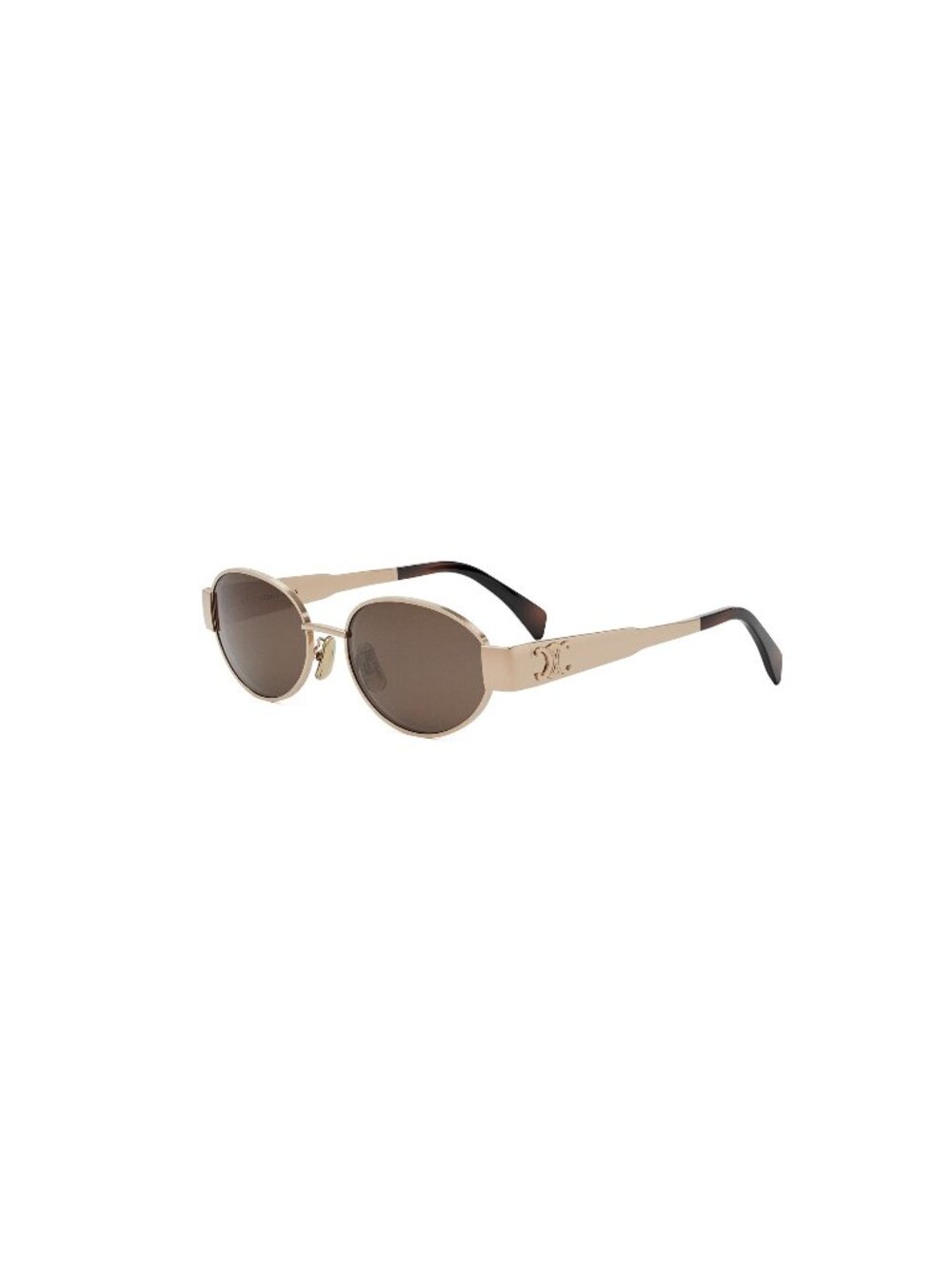 New CELINE Women's Sunglasses Metal Frame TRIOMPHE CL40235U 28E 54